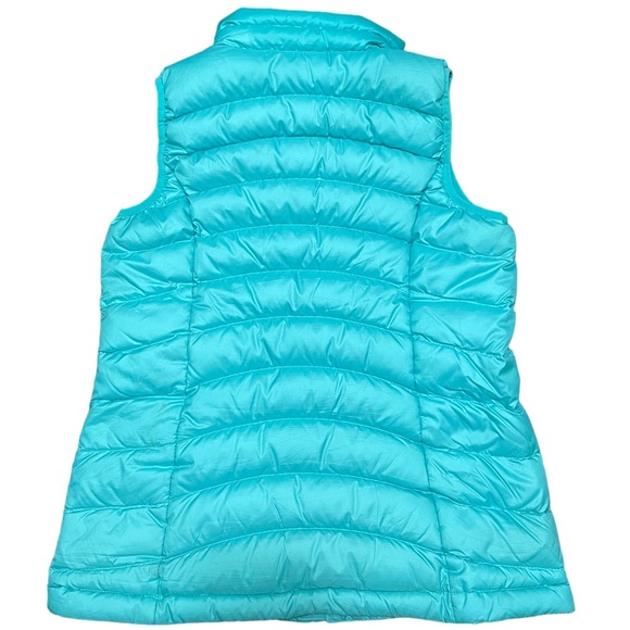 Patagonia Girls Down Sweater Puffy Vest Teal Purple Size Large (12) - Picture 11 of 15